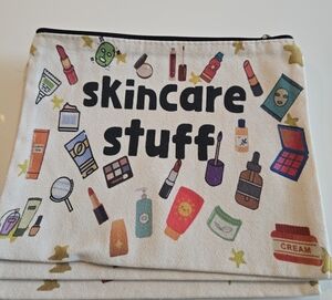 Skincare Stuff Cosmetic Pouch - White